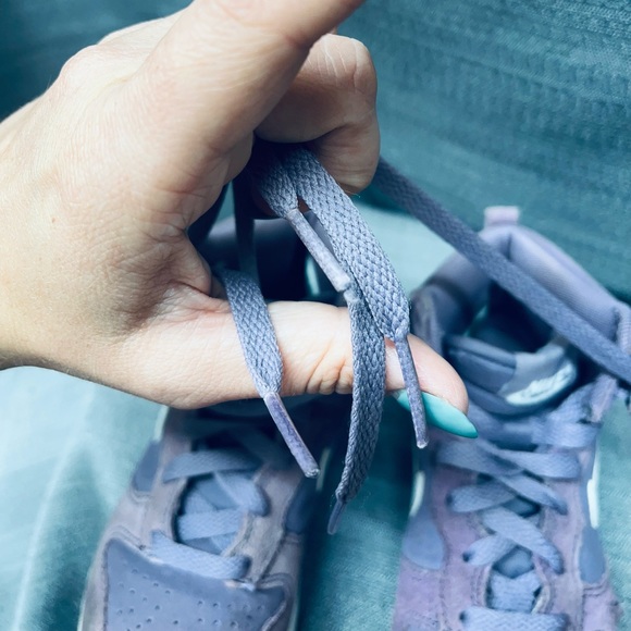 Nike Dunk High Suede Violet Dust/White PS PreSchool Size 12c 905353 500 - Picture 10 of 10